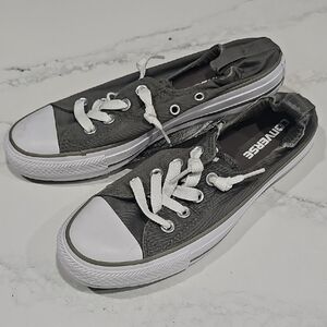 Converse Gray and White Women's Sneakers
